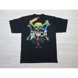 NWT - Vintage Slayer T Shirt (L) Rock Eagle 1990's Deadstock Skull & Bones Band